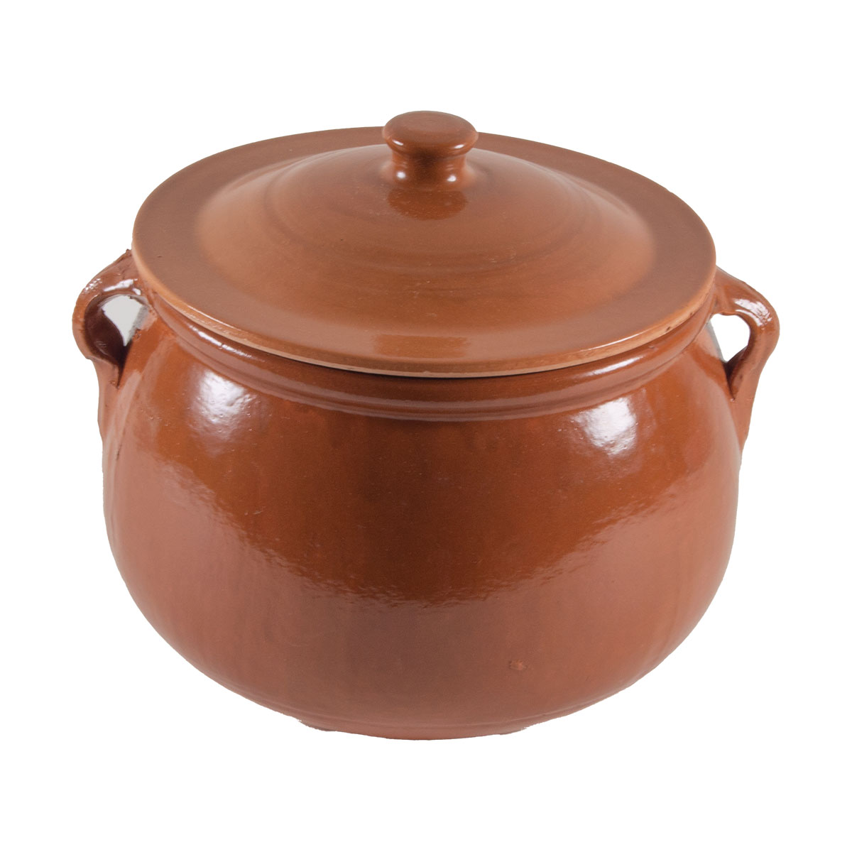 OLLA 3.5 L. 22 CM. CON TAPA BARRO