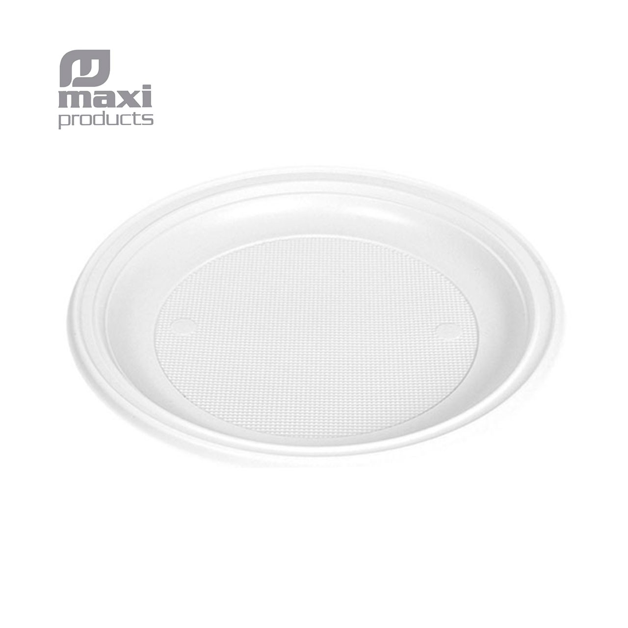 Plato llano redondo pizza blanco Ø 280mm 3 ud Maxi